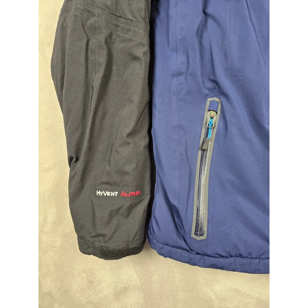 The North Face Summit Series‎ Jacket Mens M Blue Black HyVent Alpha Coat *Read